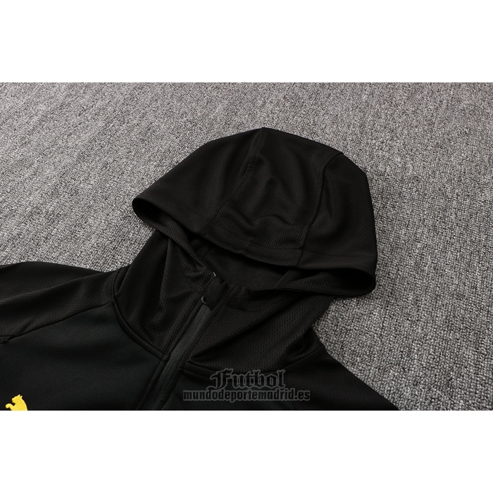Chaqueta con Capucha del Borussia Dortmund 2021-2022 Negro